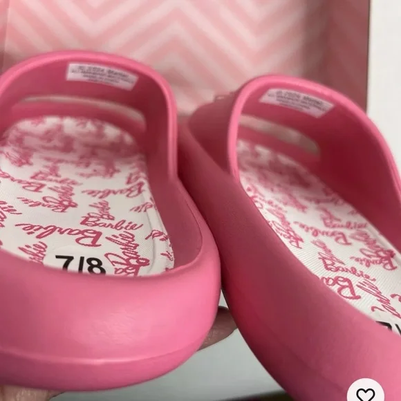 Mattel Barbie Slide Sandals 7/8 In Box. Beautiful Gift. Great For Everyday. - Picture 5 of 5